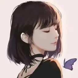 读者头像四，动画线稿风格